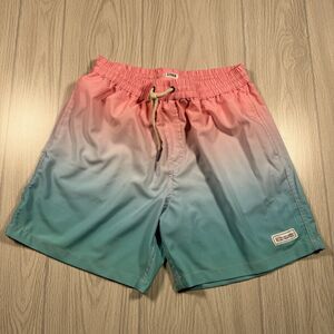 Austin City Limits Music Fest Board Shorts Youth XL Pink Blue Ombré Strata EUC